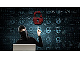   Warnung, Kriminalität, Warnen, Datendiebstahl, Sicherheitslücke, Programmierung, Hacking