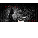   Datenklau, Hacker, Hacken, Privatsphäre, Sicherheitslücke, Programmierung