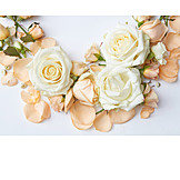   Hochzeit, Blumendekoration, Pastelltöne
