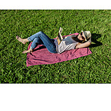   Woman, Leisure, Relaxation & Recreation, Reading