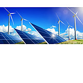   Wind Power, Alternative Energy, Solar Plant