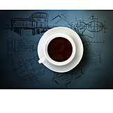   Architektur, Kaffeepause, Entwurf