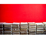   Recycled Paper, File Pile, Paper Stack