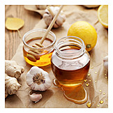   Honig, Knoblauch, Alternative Medizin, Erkältungszeit