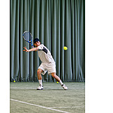   Tennis, Dynamisch, Tennisspieler