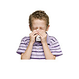   Child, Sniffing, Blow Nose, Blowing Nose