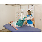   Physical Therapy, Back Discomfort, Sling Table