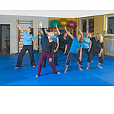   Gymnastics, Back Exercises, Sports Group, Rehabilitation Sport