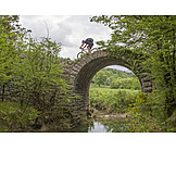   Arch Bridge, Mountain Biking, Bicycling Promotion