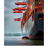   Hamburg, Container Ship