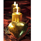   Heart, Candlelight, Advent Season