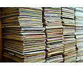   Recycled Paper, Documents, Paper Stack