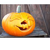   Squash, Halloween, Pumpkin Lantern