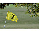   7, Golf, Golf Flag