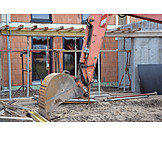   Building Construction, Construction Site, Digging