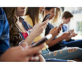   Teenager, Pupils, Smart Phone, Inattentive