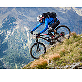   Extremsport, Mountainbike, Mountainbikefahrer
