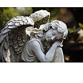   Cemetery, Angel, Resting Place