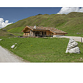  Chalet, Hut, Alpine Pasture