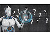   Research, Question Mark, Artificial Intelligence