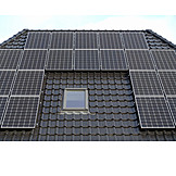   Solarzelle, Photovoltaikanlage, Solardach