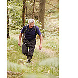   Active Seniors, Forest, Hiking