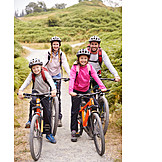   Fahrrad, Familienausflug, Gruppenbild