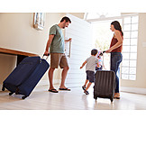   Departure, Family, Travel, Luggage