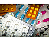   Tabletten, Pharmazie, Blisterverpackung