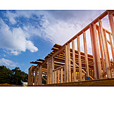   Building Construction, Beams, Wooden Construction