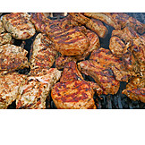   Grilled Meat, Barbecue, Barbecue Steak