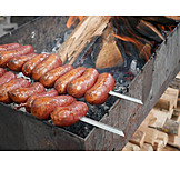   Broiling, Bbq Sausage, Barbecue