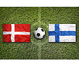   Fußball, Dänemark, Finnland