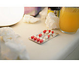  Tabletten, Erkältung, Grippe