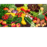   Gesunde Ernährung, Gemüse, Früchte