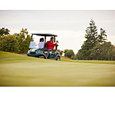   Golf, Golfplatz, Golfspieler, Golfmobil