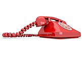   Telephone, Retro, Rotary Phone