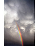   Thundercloud, Rainbow, Weather