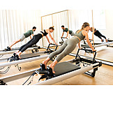   Muscle exercise, Pilates, Pilates reformer