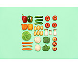   Healthy Diet, Fruit, Groceries, Vegetable