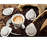   Kaffee, Espresso, Kaffeepads