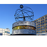   Berlin, World clock  , Urania, Weltzeituhr