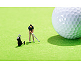   Golf Course, Golf Ball, Tee Box, Golf