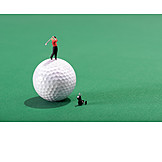   Golf Ball, Tee Box, Golf