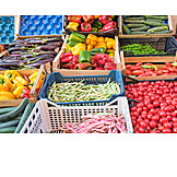   Gemüse, Bauernmarkt