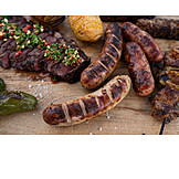   Sausage, Barbeque, Barbecue