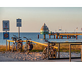   Bicycles, Baltic Sea Coast, Tauchgondel