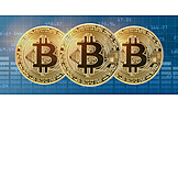   Aktienhandel, Bitcoin, Kryptowährung