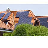   Solarzellen, Solarenergie, Solardach