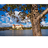   Lake, Autumn, Moritzburg Castle